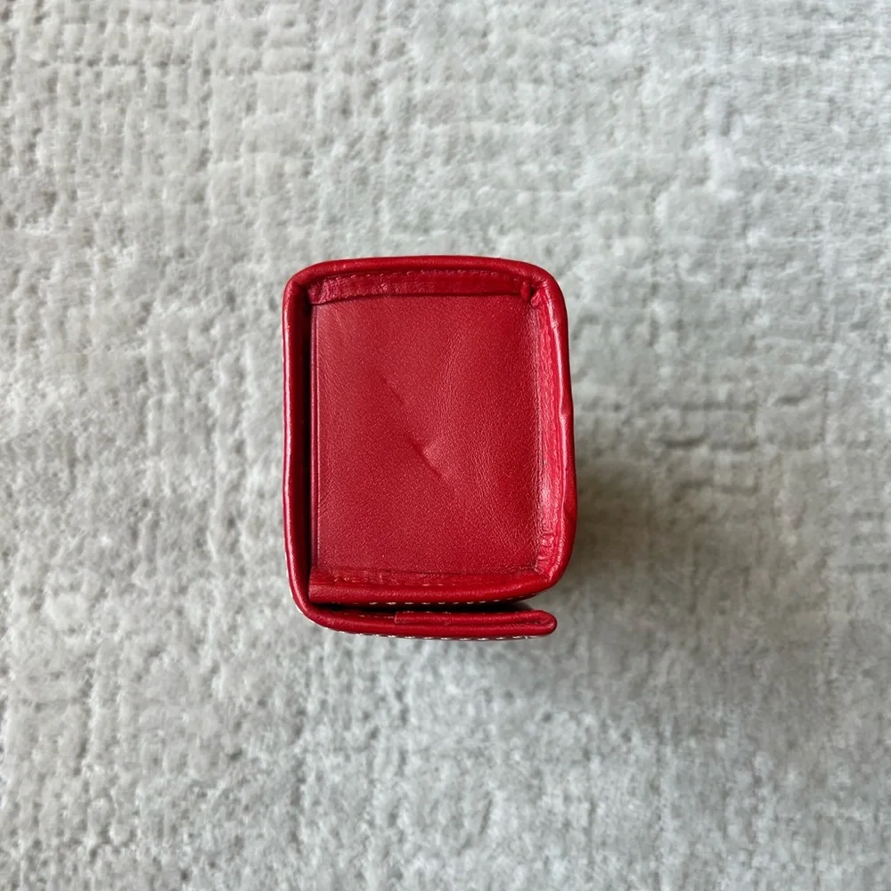 Coach Red Leather Glasses Case - Picture 4 of 12